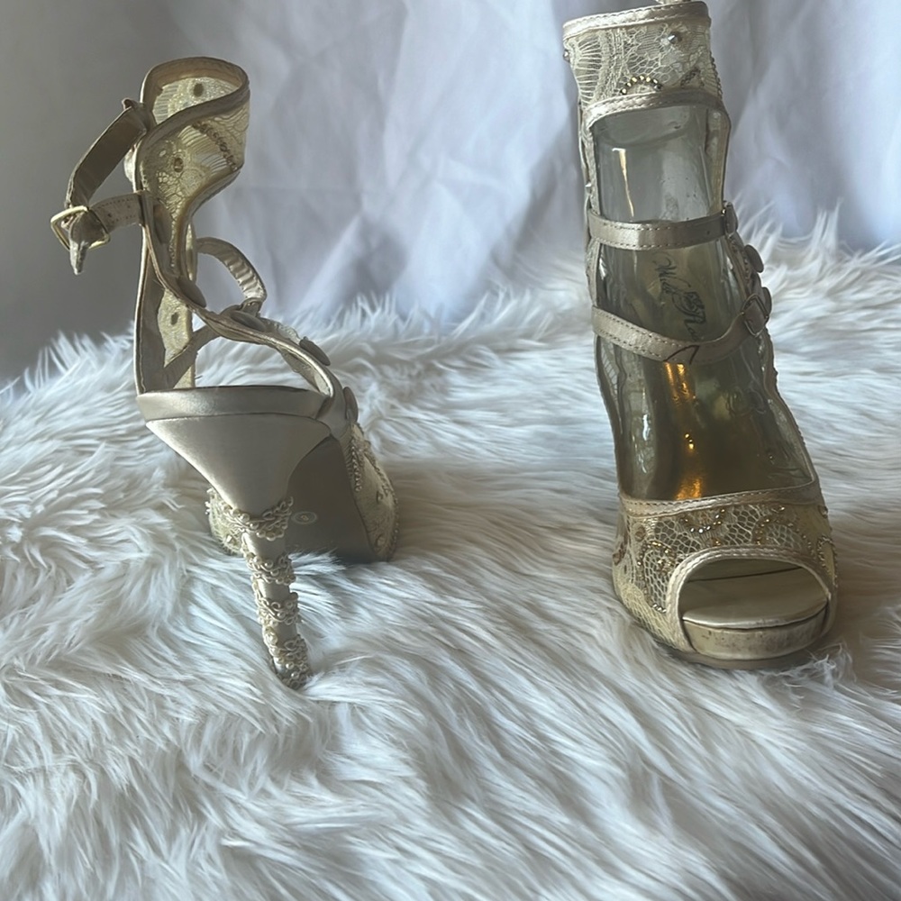 Wedding shoes hand designed one of a kind